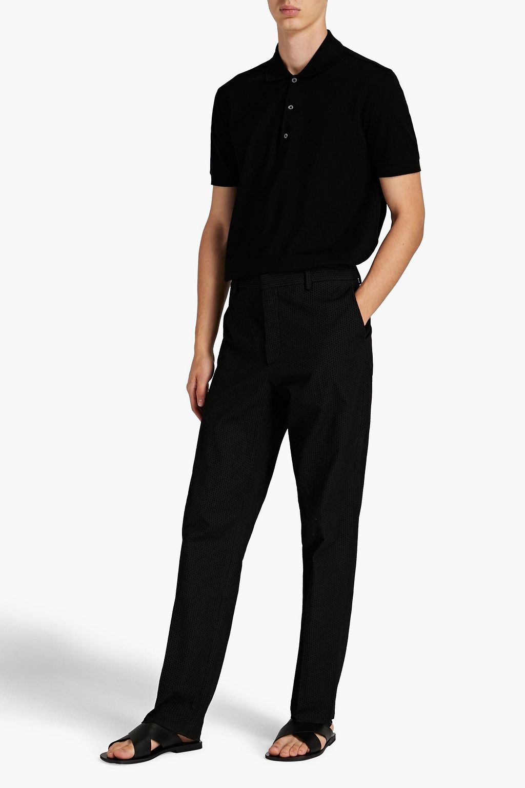 VALENTINO GARAVANI Broderie anglaise-cotton pants