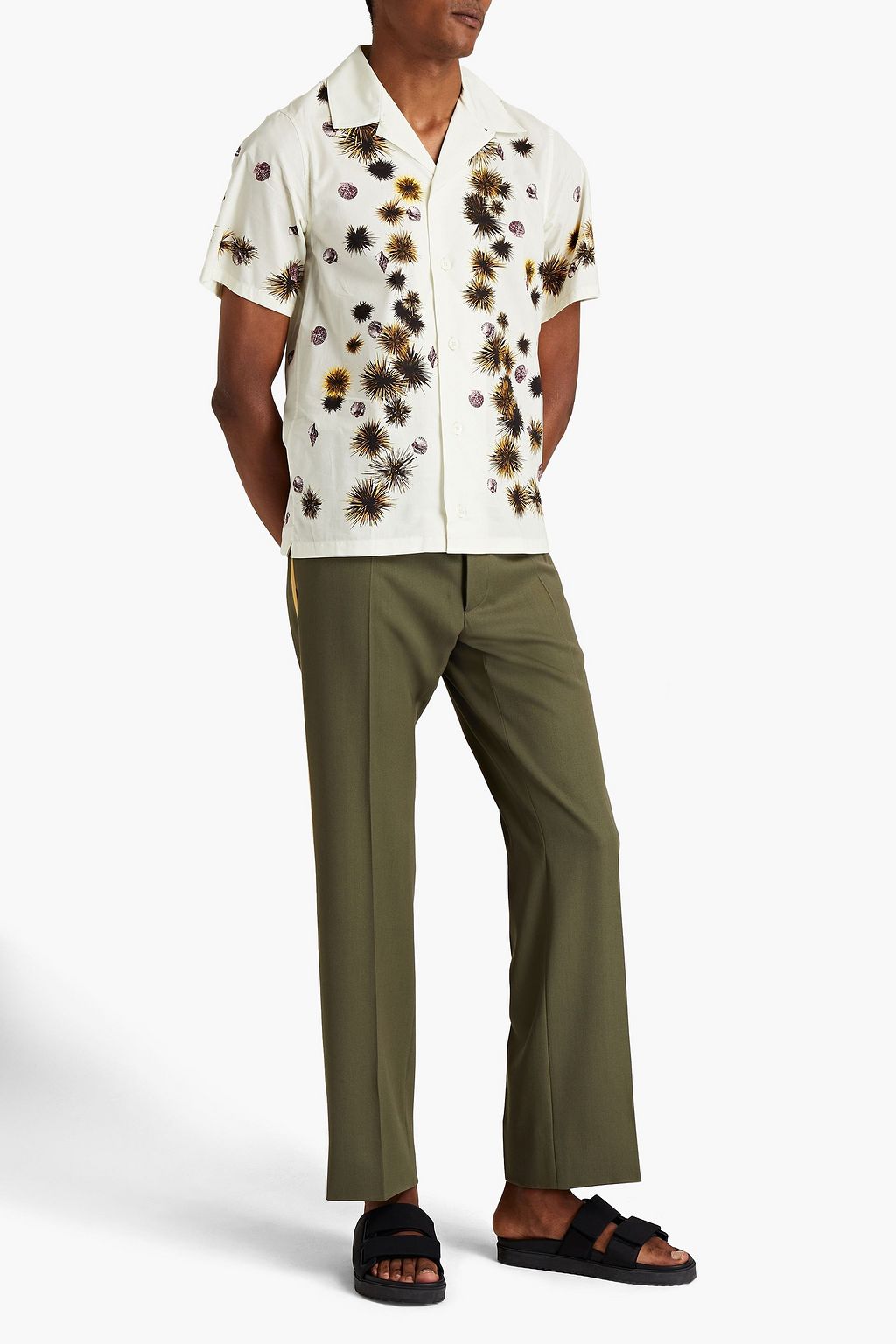VALENTINO Wool-twill pants