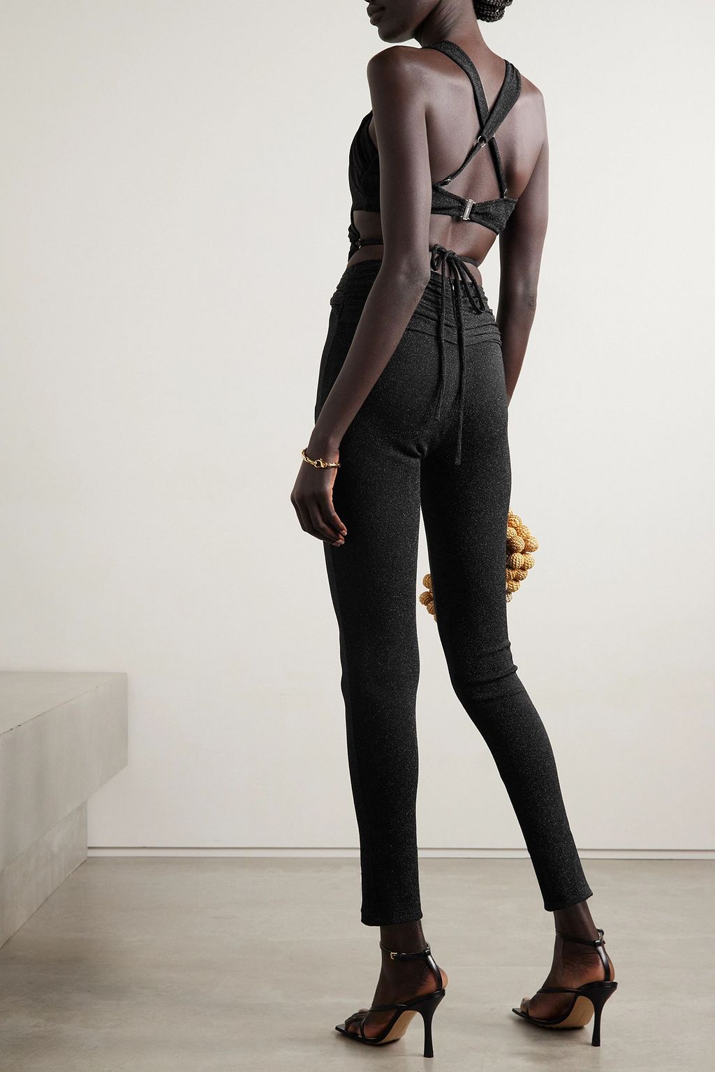 PATBO Cutout Lurex jumpsuit