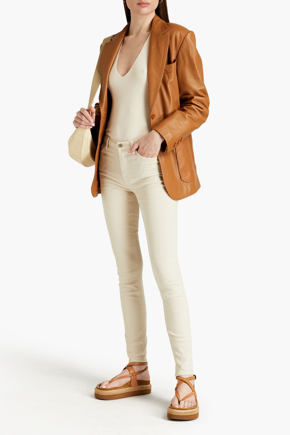 7 For All Mankind Mid-rise Skinny Jeans
