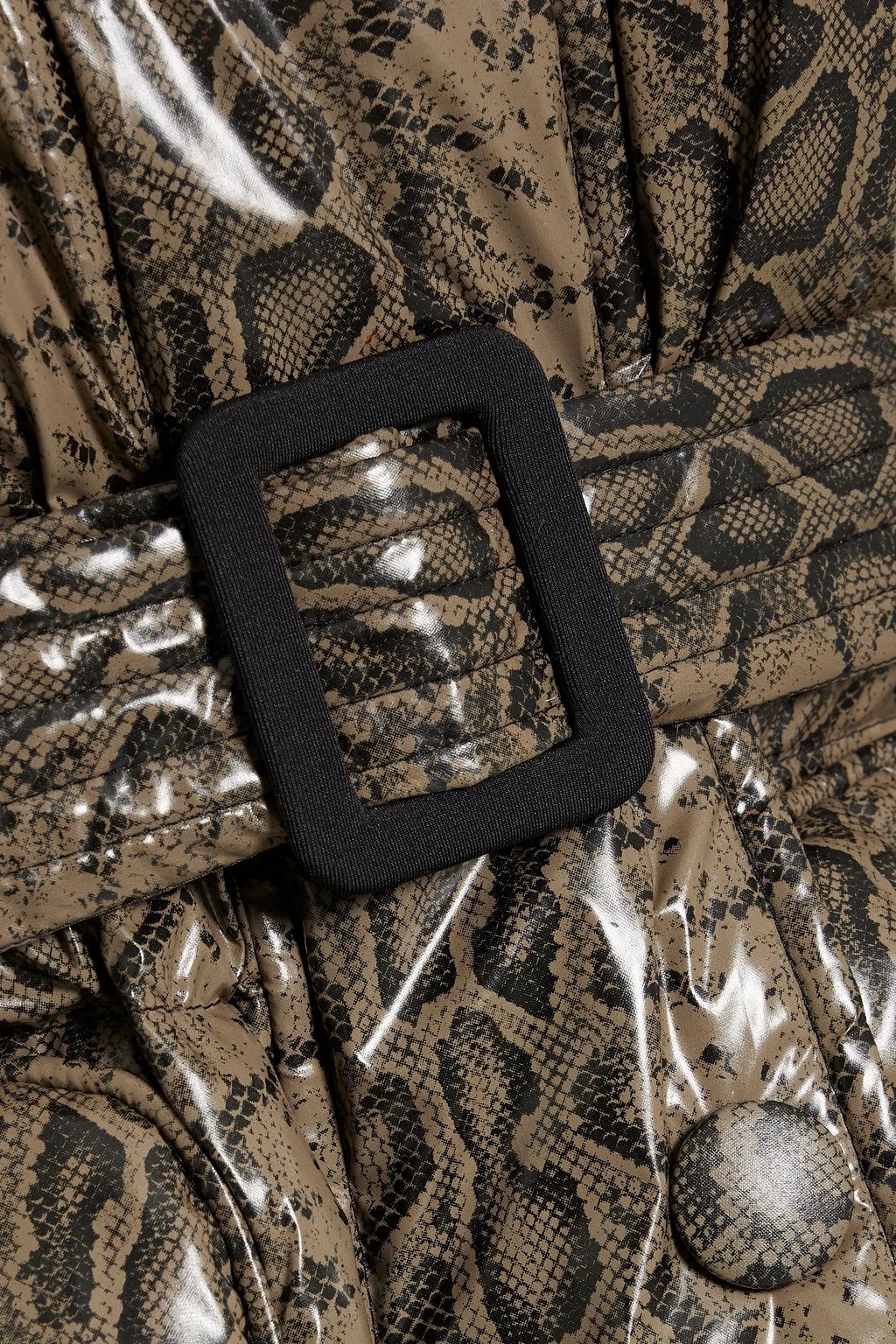 IENKI IENKI Michlin holographic quilted shell hooded down vest