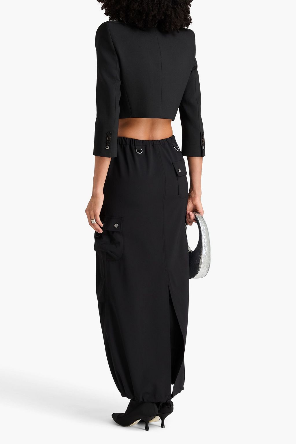 COPERNI Embellished crepe maxi skirt