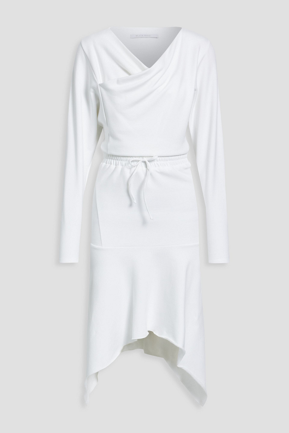 Brea draped fleece dress