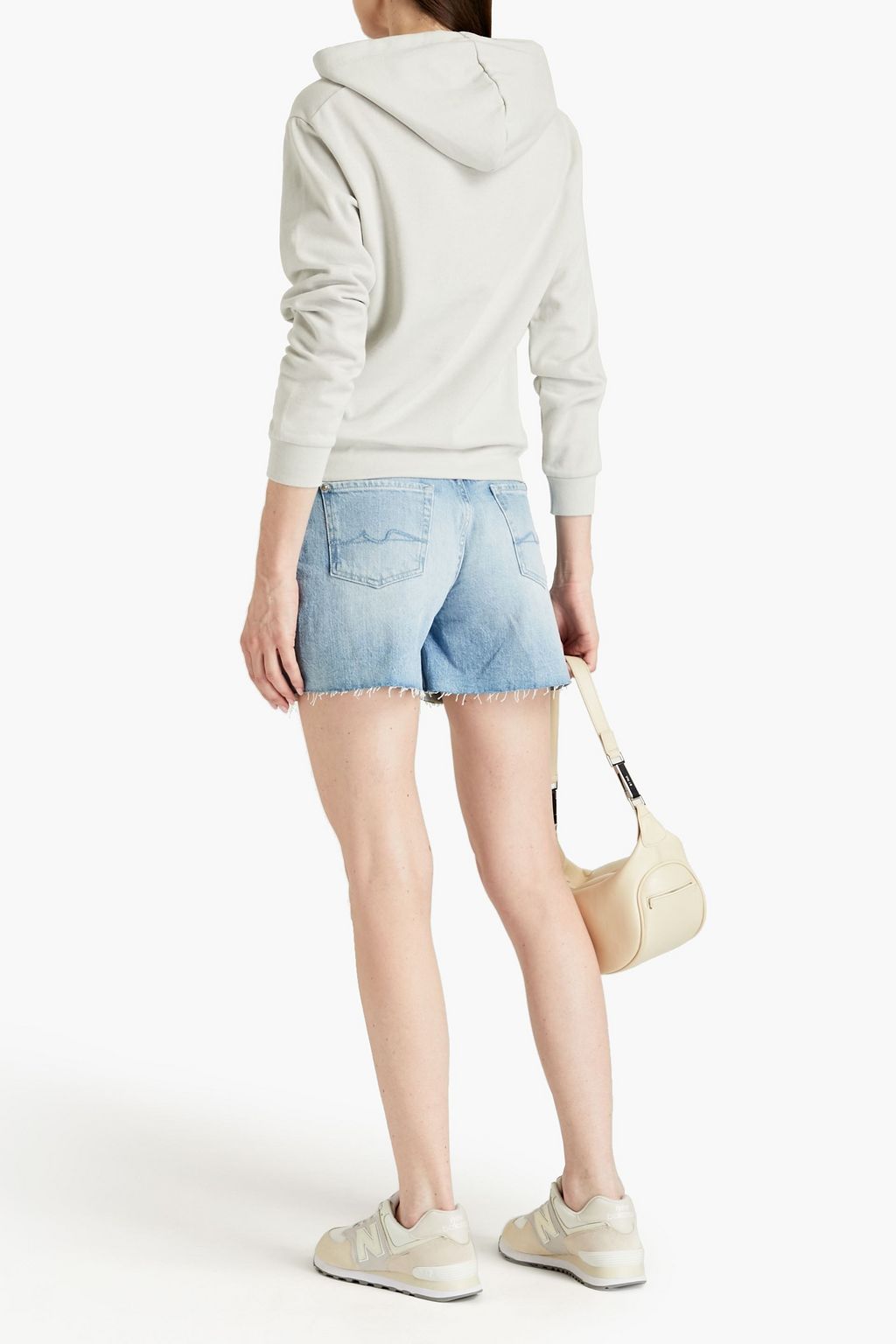 7 FOR ALL MANKIND شورت «بيلي» من الجينز