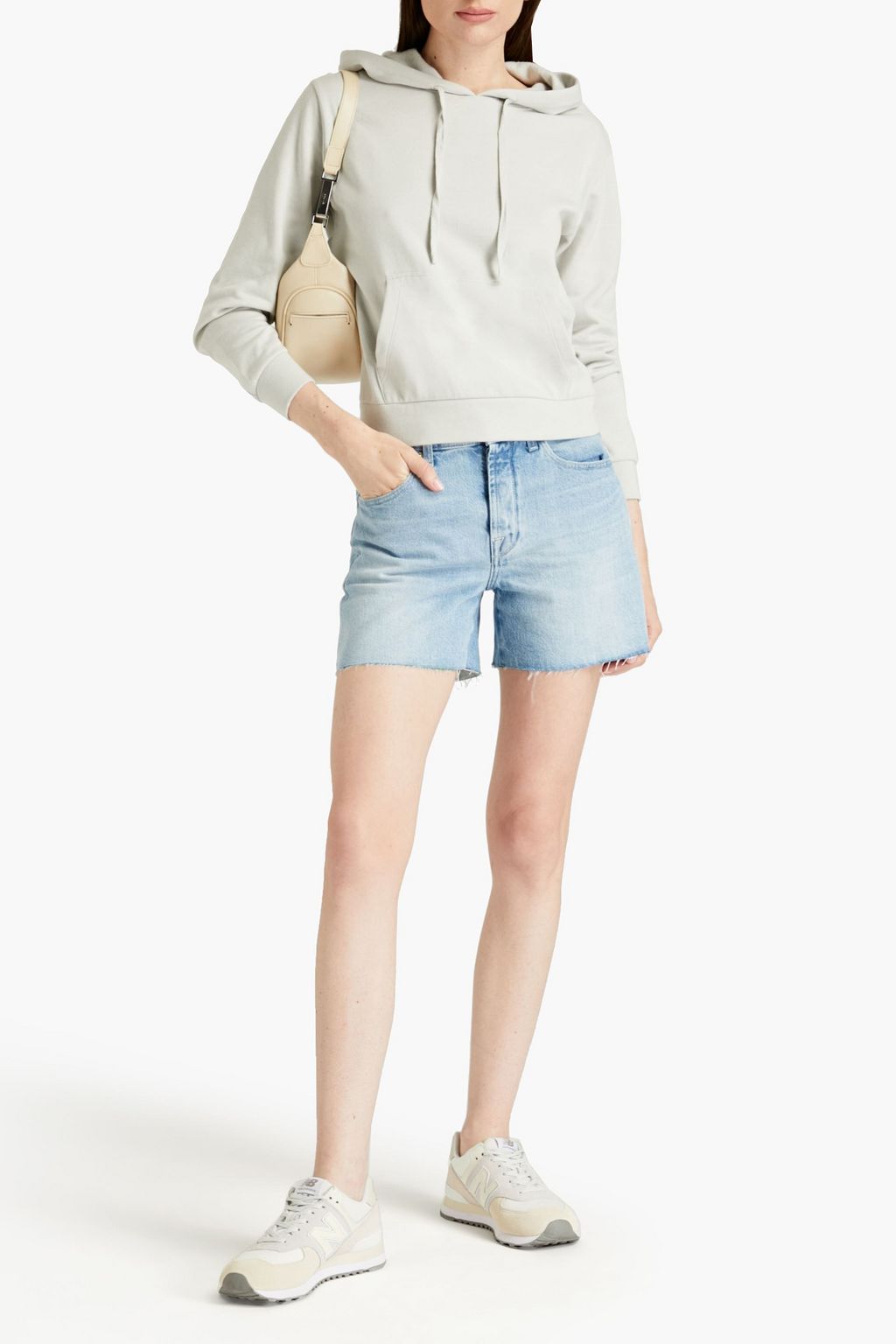 7 FOR ALL MANKIND شورت «بيلي» من الجينز