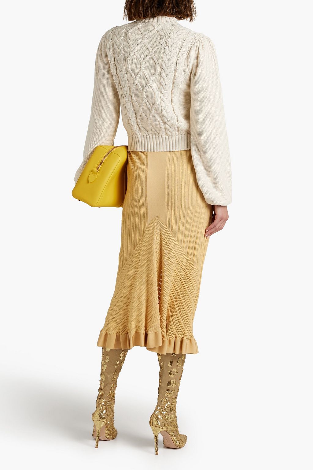 ROSIE ASSOULIN Cable-knit cotton sweater