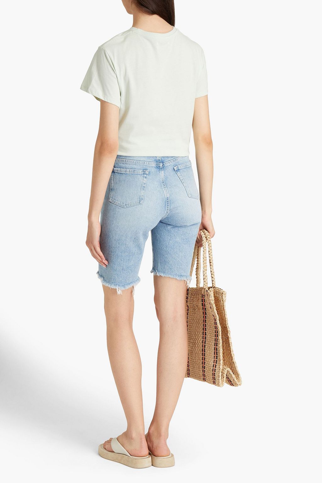 7 FOR ALL MANKIND Lou denim shorts