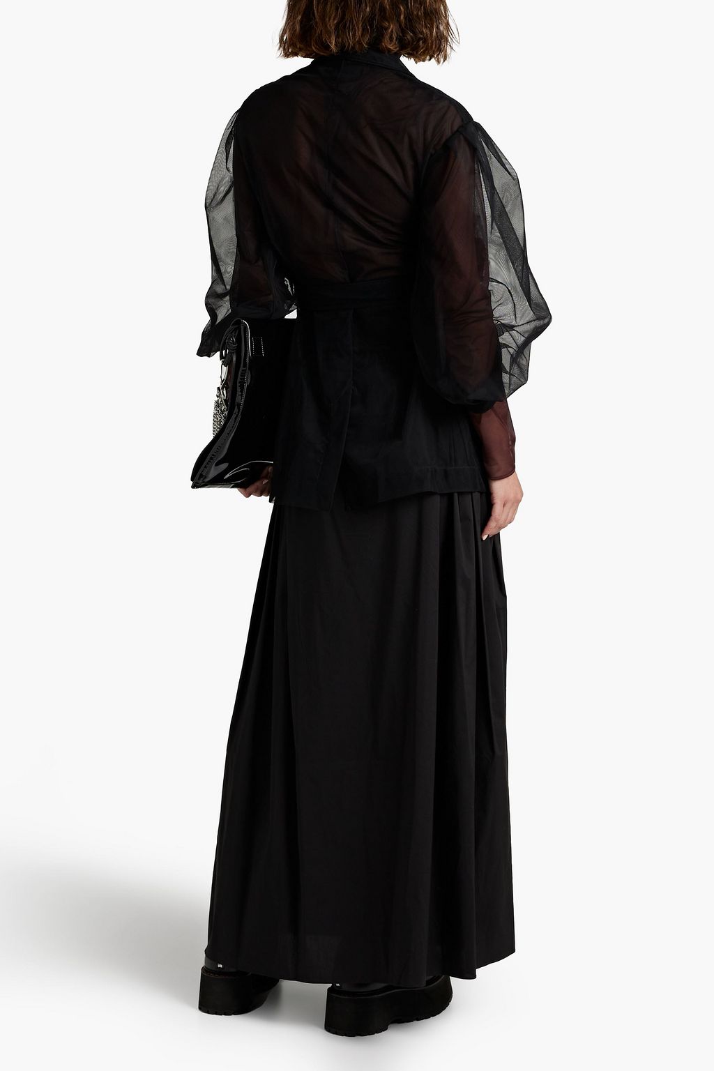 SIMONE ROCHA Ruched appliquéd tulle jacket