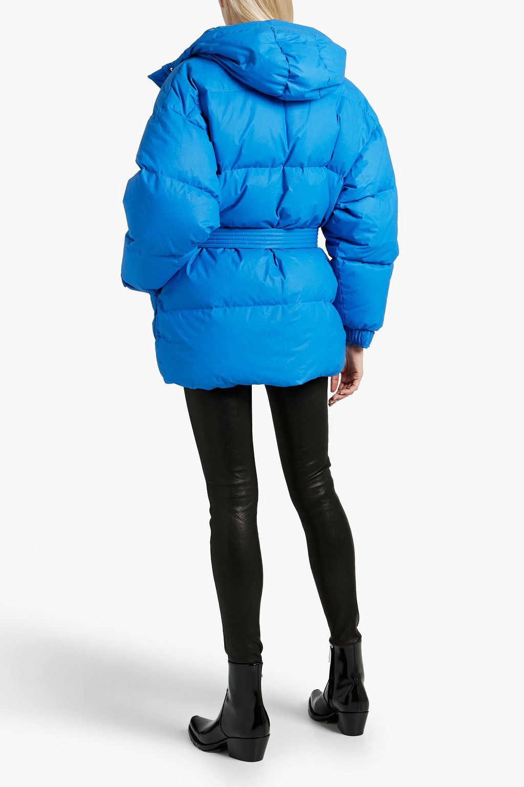 IENKI IENKI Michlin belted quilted shell hooded down jacket