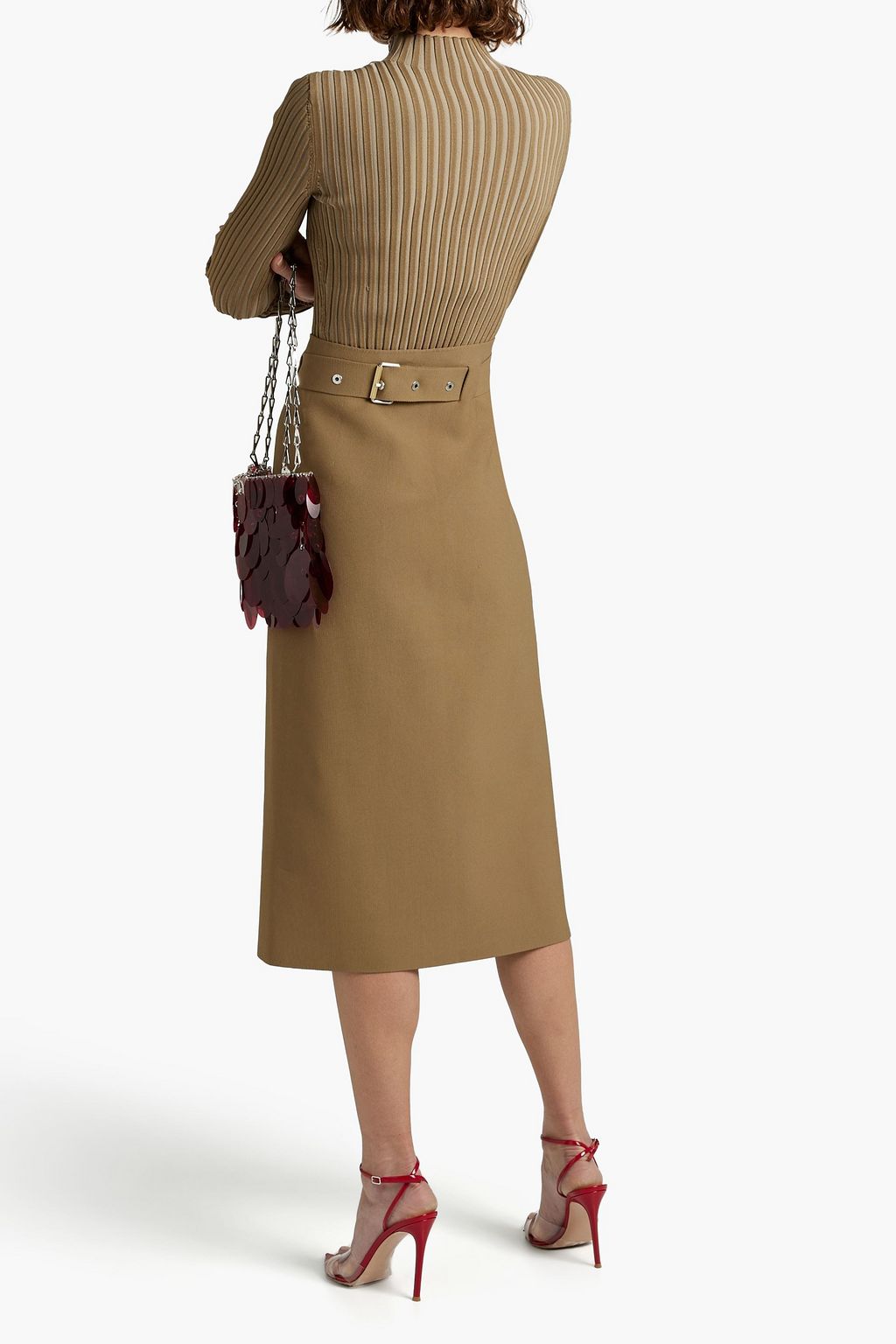 DION LEE Cady wrap-skirt