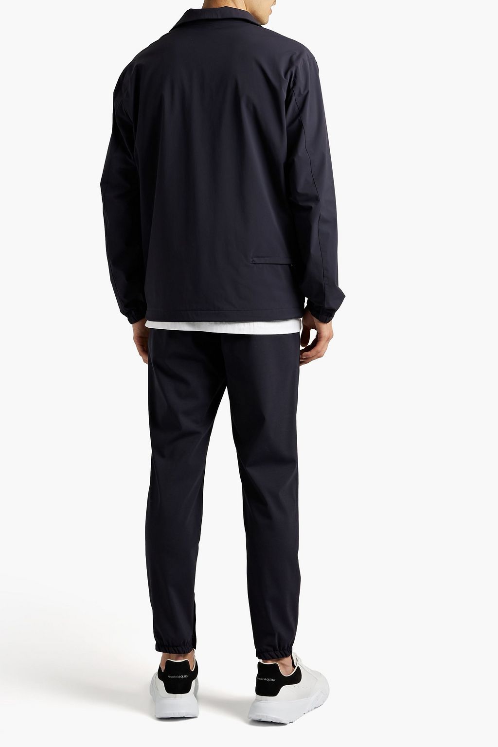 THEORY Shell half-zip jacket