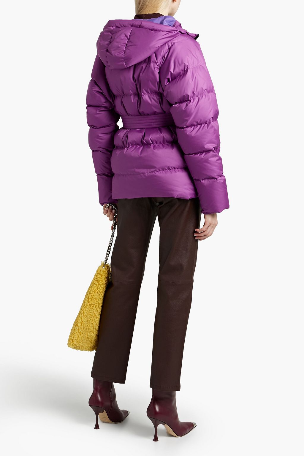 IENKI IENKI Berlin quilted shell hooded down jacket