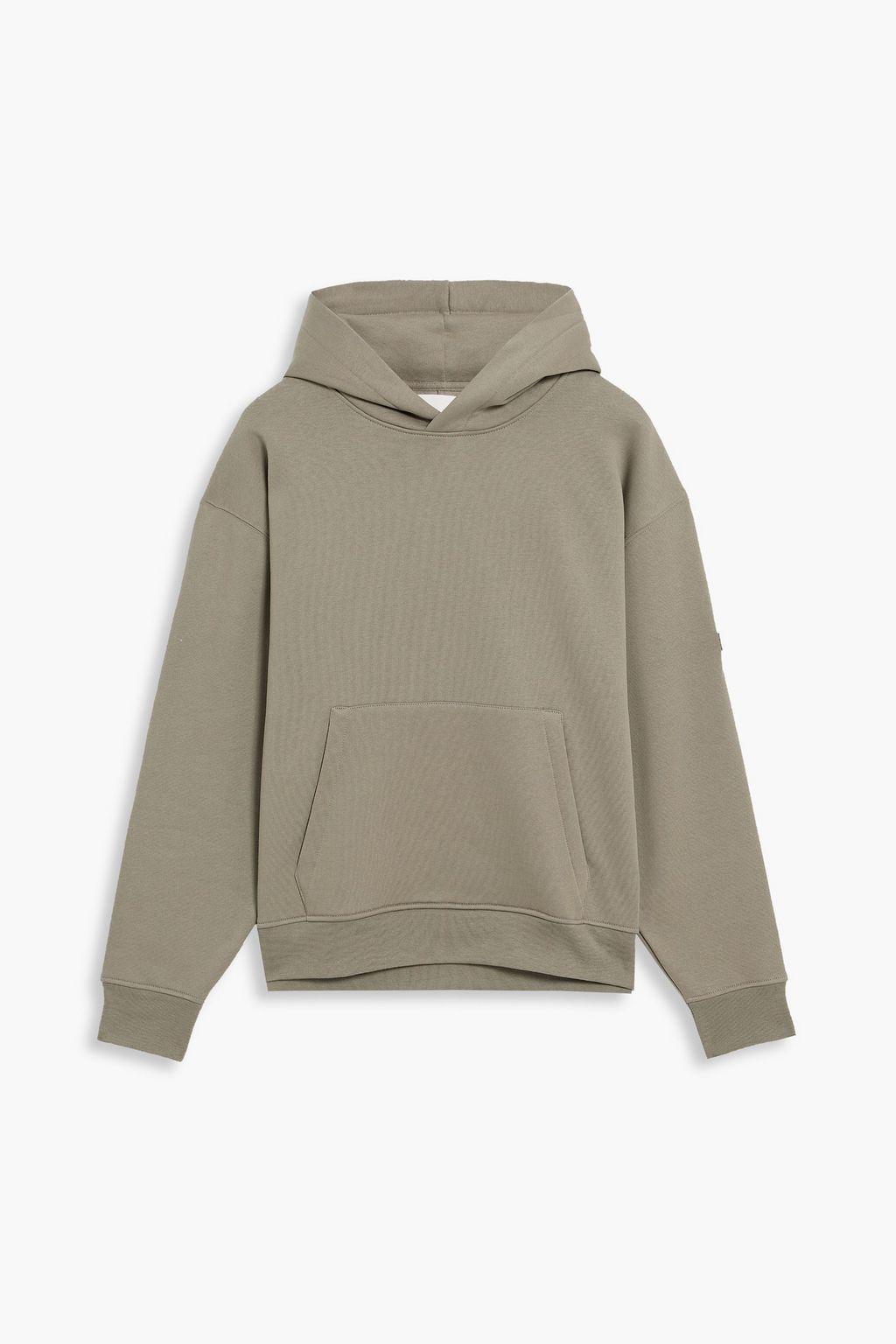 Cotton-blend fleece hoodie