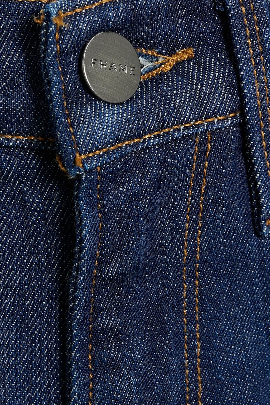 FRAME Jeans mit schmalem Bein aus ausgewaschenem Denim in Distressed-Optik