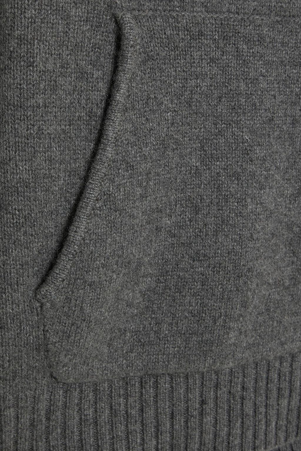 FRAME Mélange cashmere hoodie