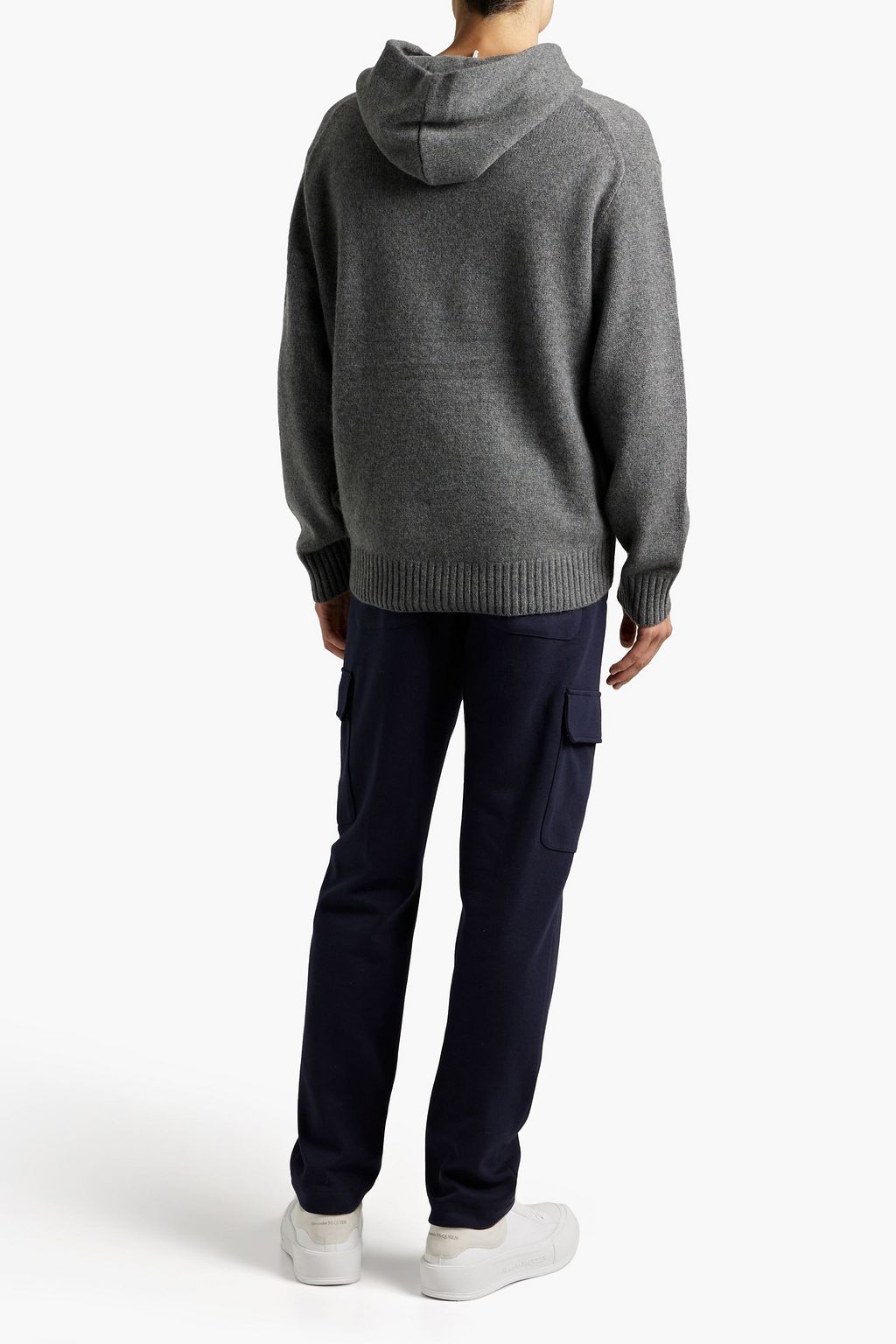 FRAME Mélange cashmere hoodie
