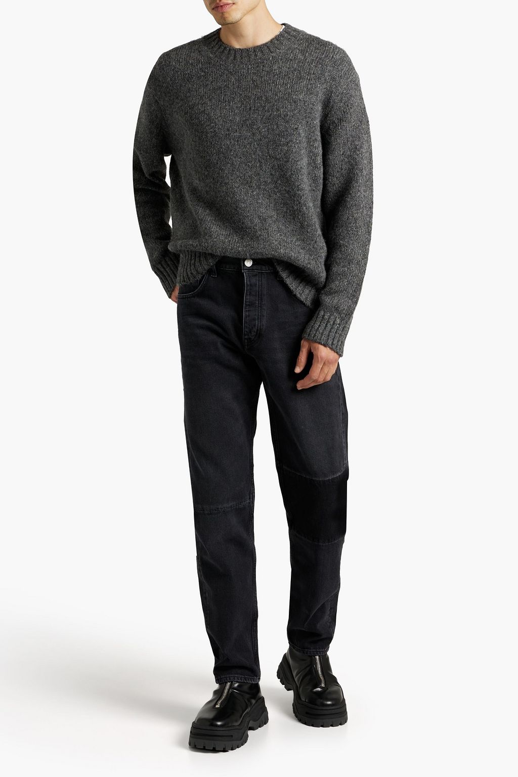 FRAME Modern Blocking paneled denim jeans