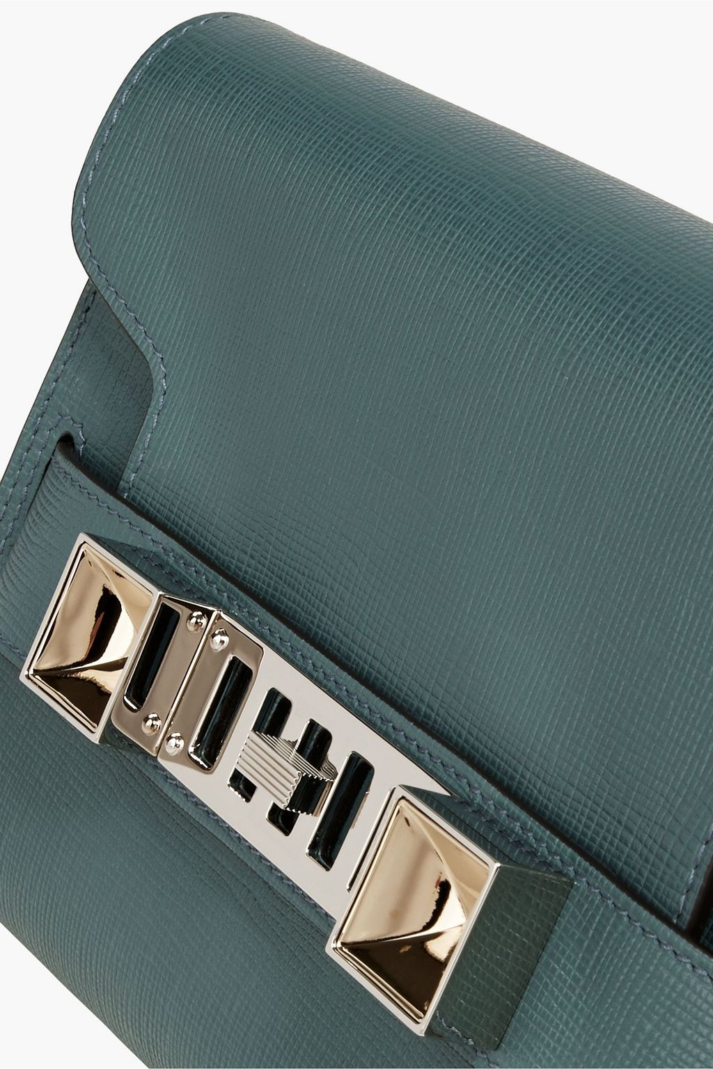 PROENZA SCHOULER Chain PS11 textured-leather clutch