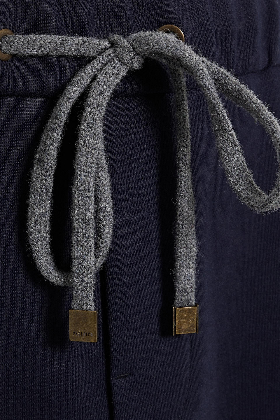 Peserico Jersey Sweatpants In Navy