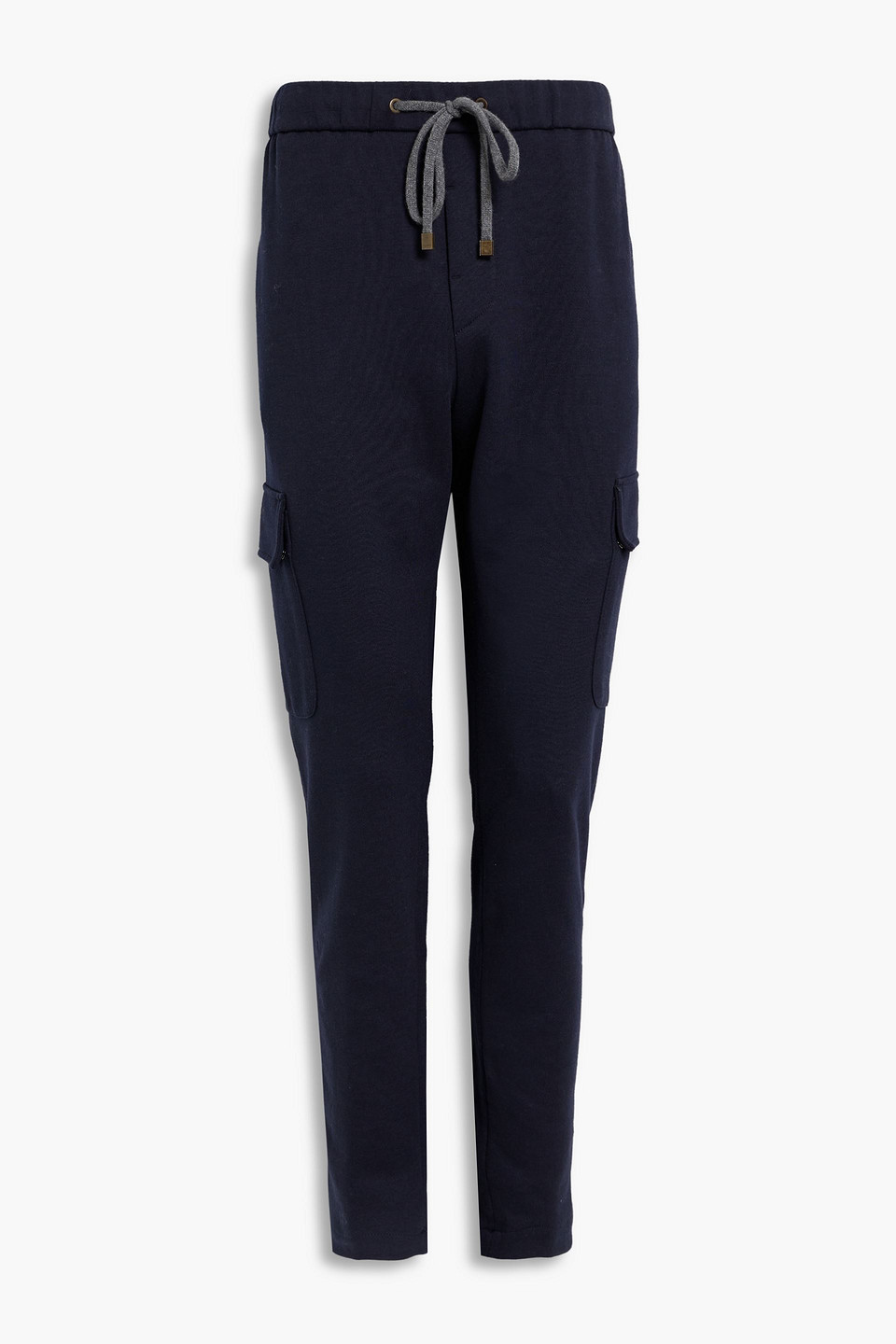 Peserico Jersey Sweatpants In Navy