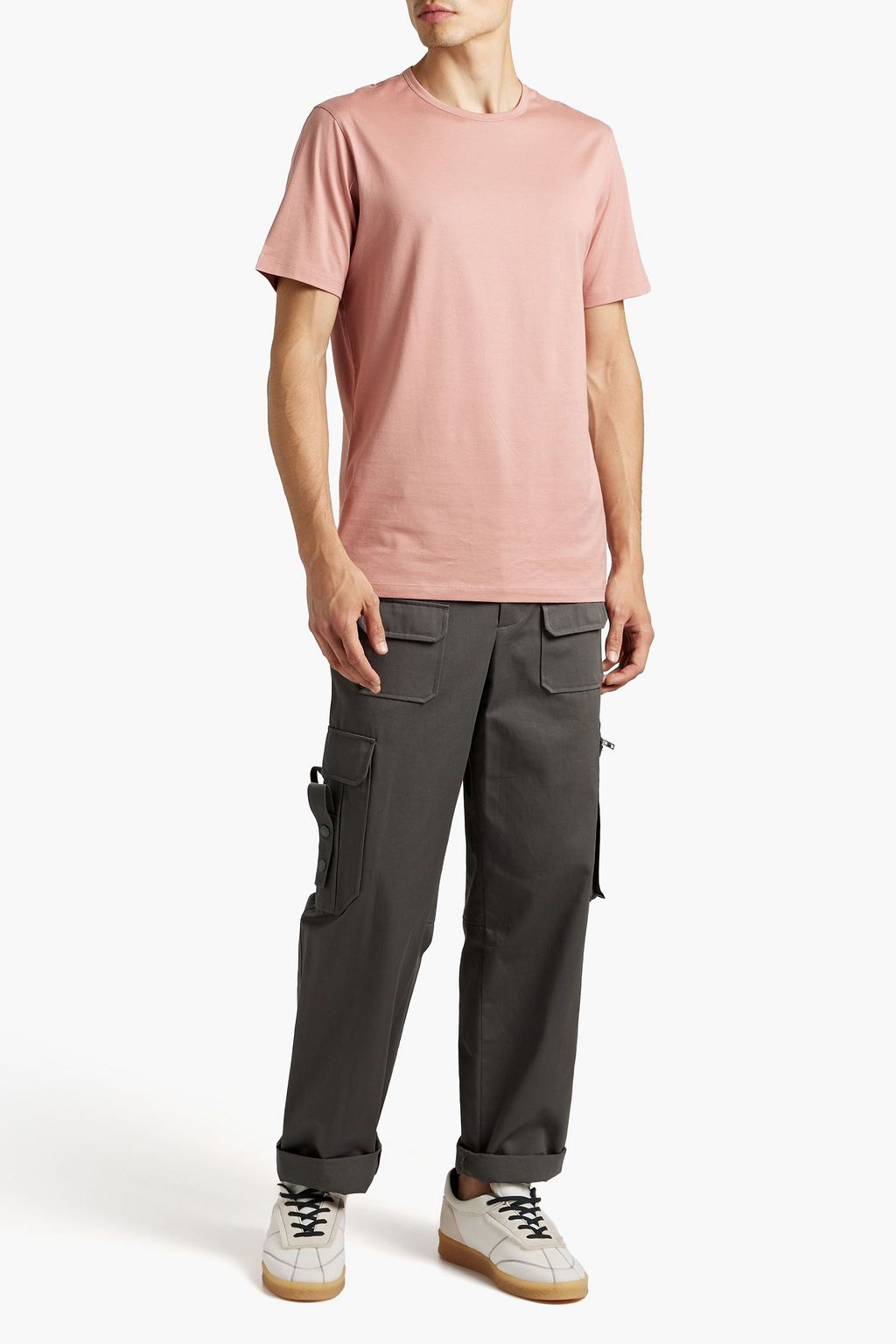 THEORY Cotton-jersey T-shirt
