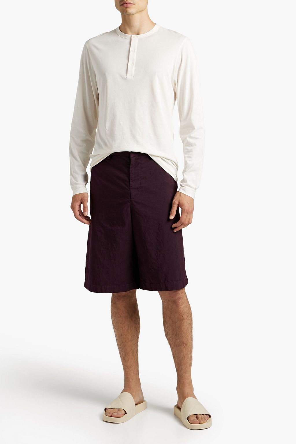 THEORY Pima cotton-jersey Henley T-shirt