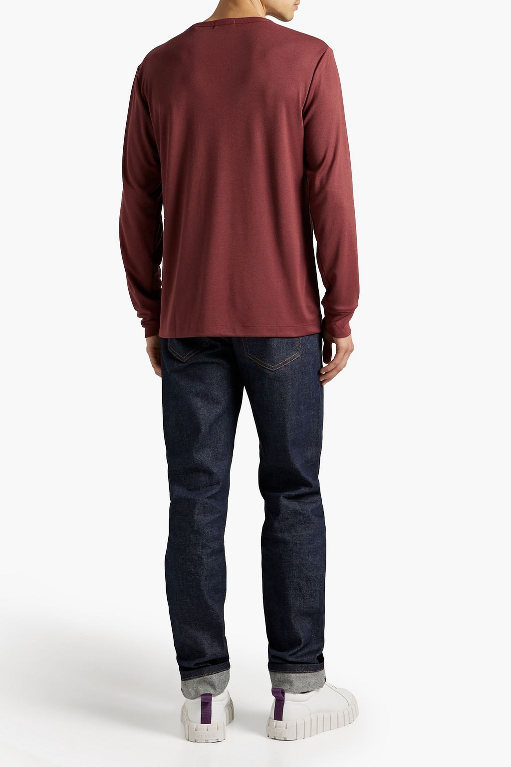 THEORY Modal-blend jersey Henley T-shirt