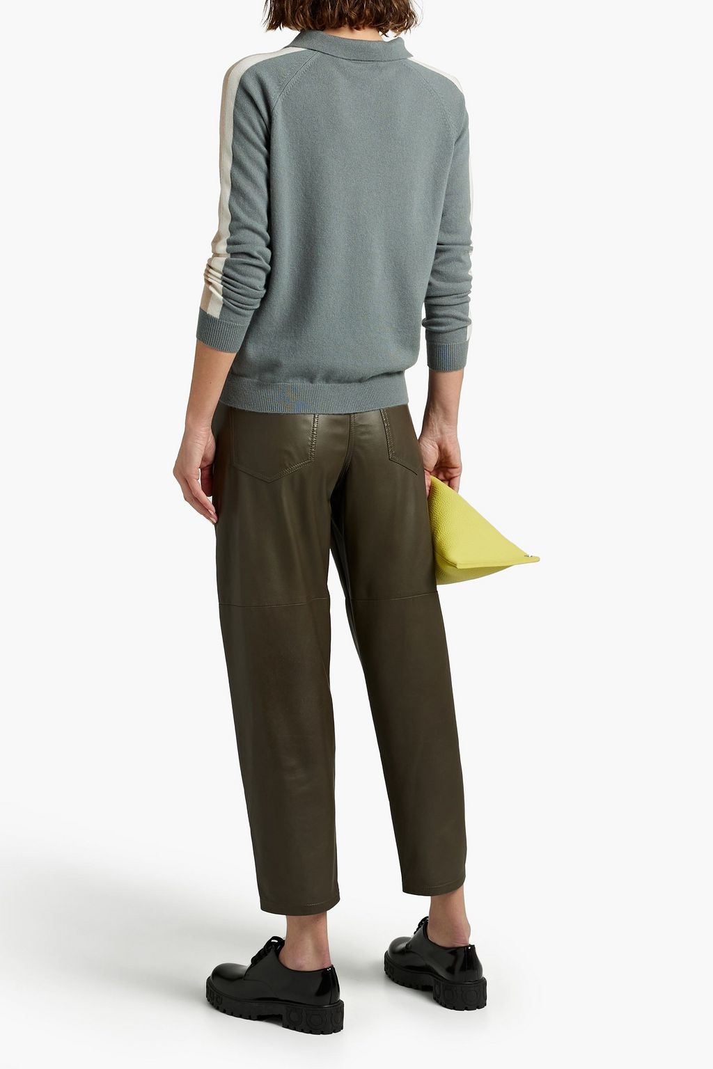 ARCH4 Kimberly two-tone cashmere sweater