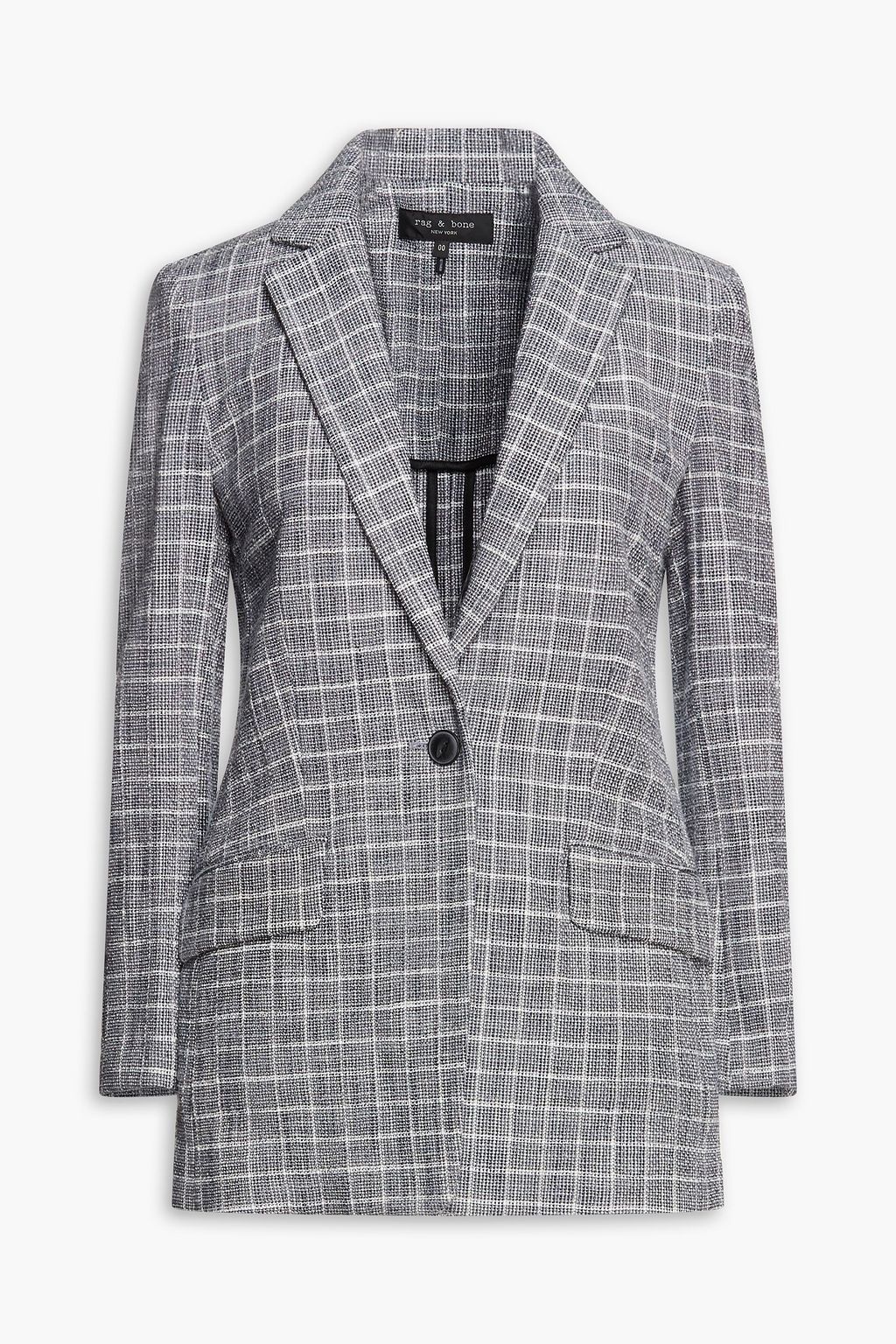 RAG & BONE Ames checked cotton-blend tweed blazer | THE OUTNET