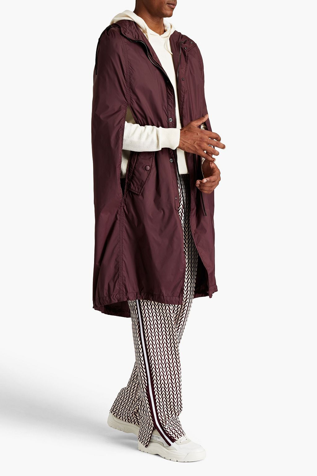 VALENTINO GARAVANI Cutout shell cape