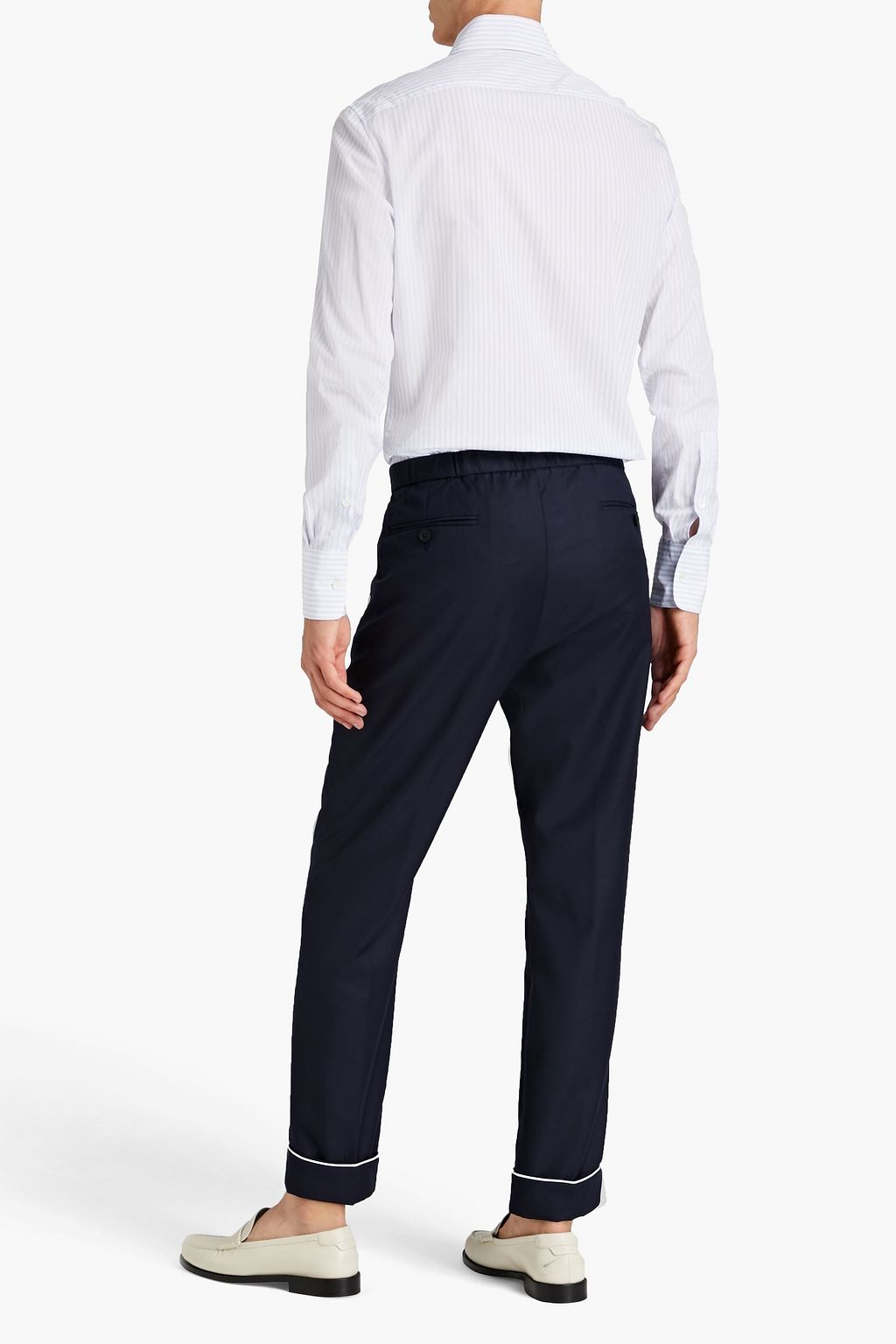 VALENTINO GARAVANI Striped cotton-poplin shirt