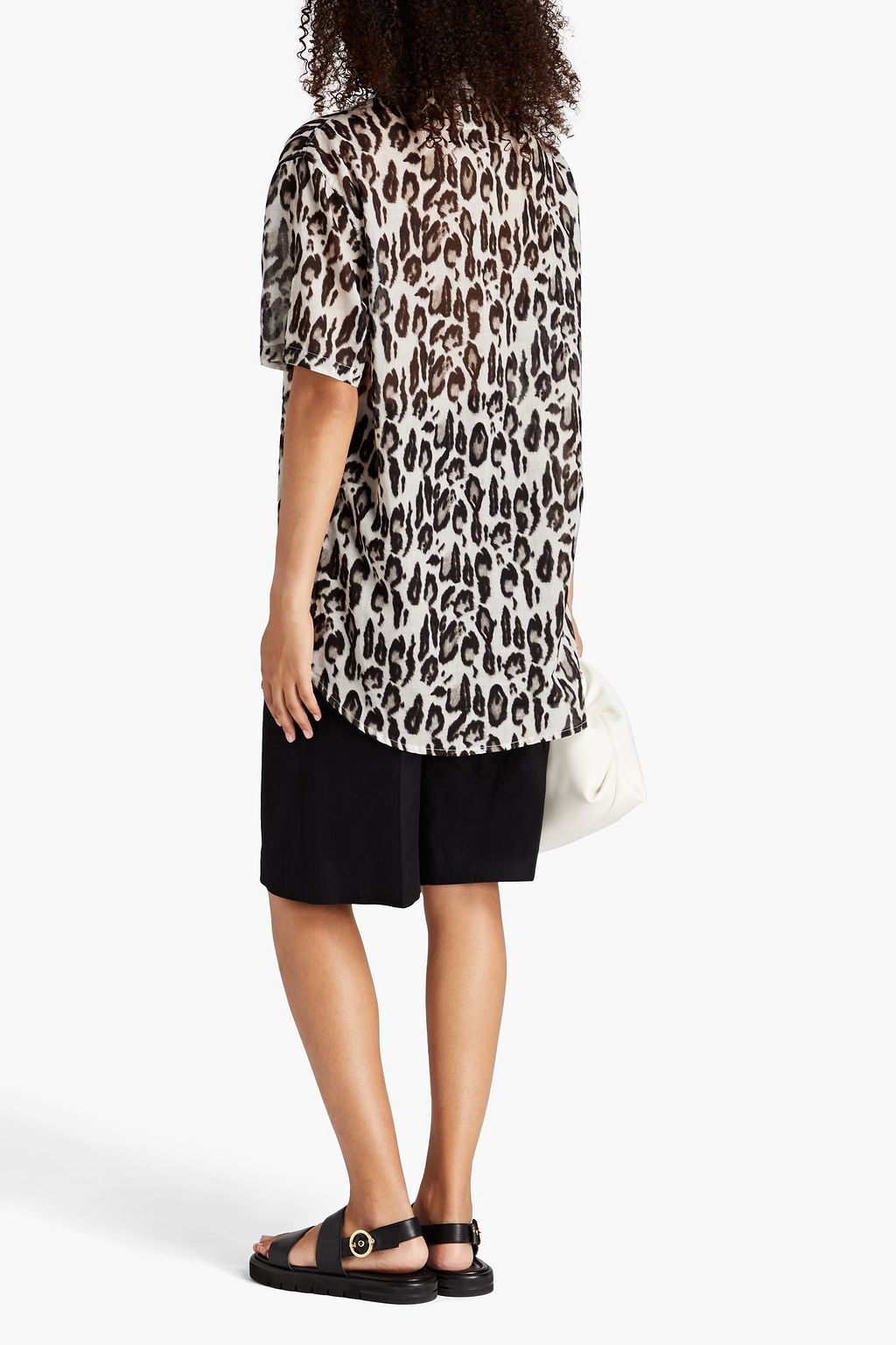 STELLA MCCARTNEY Leopard-print cotton shirt
