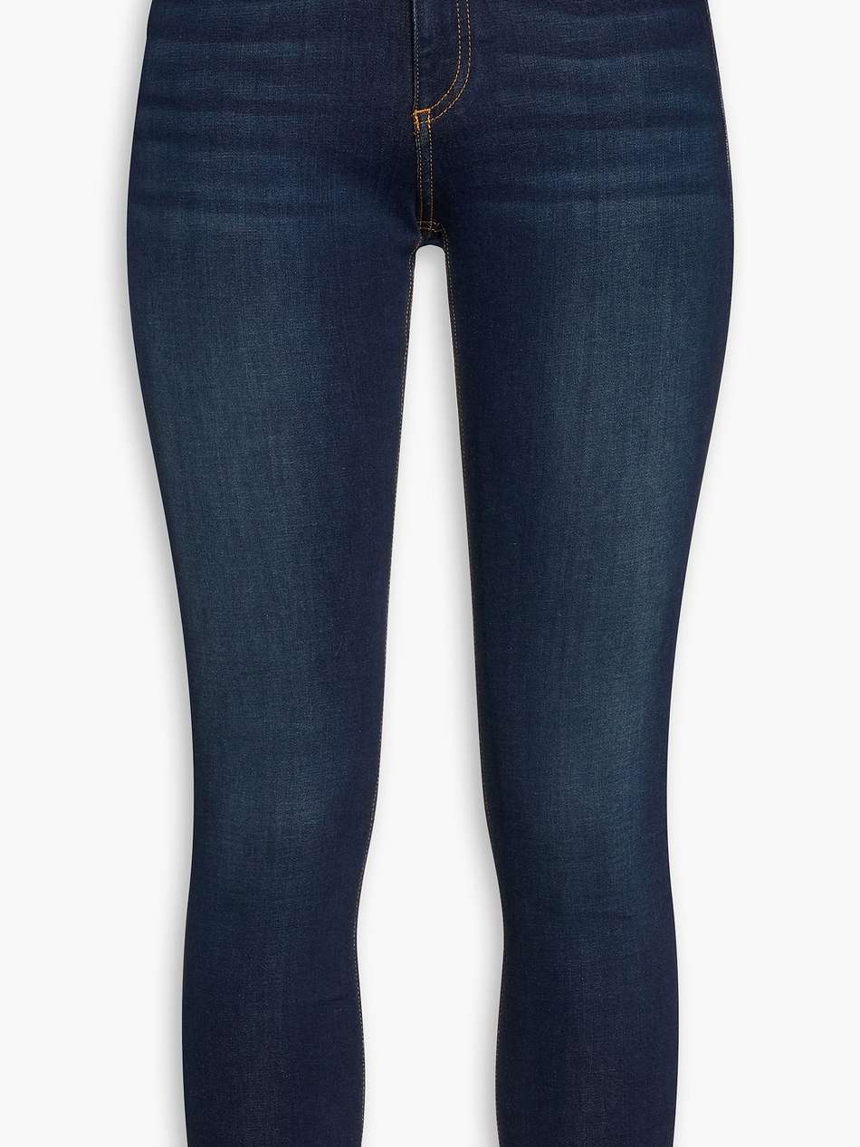 cropped high-rise skinny jeans
