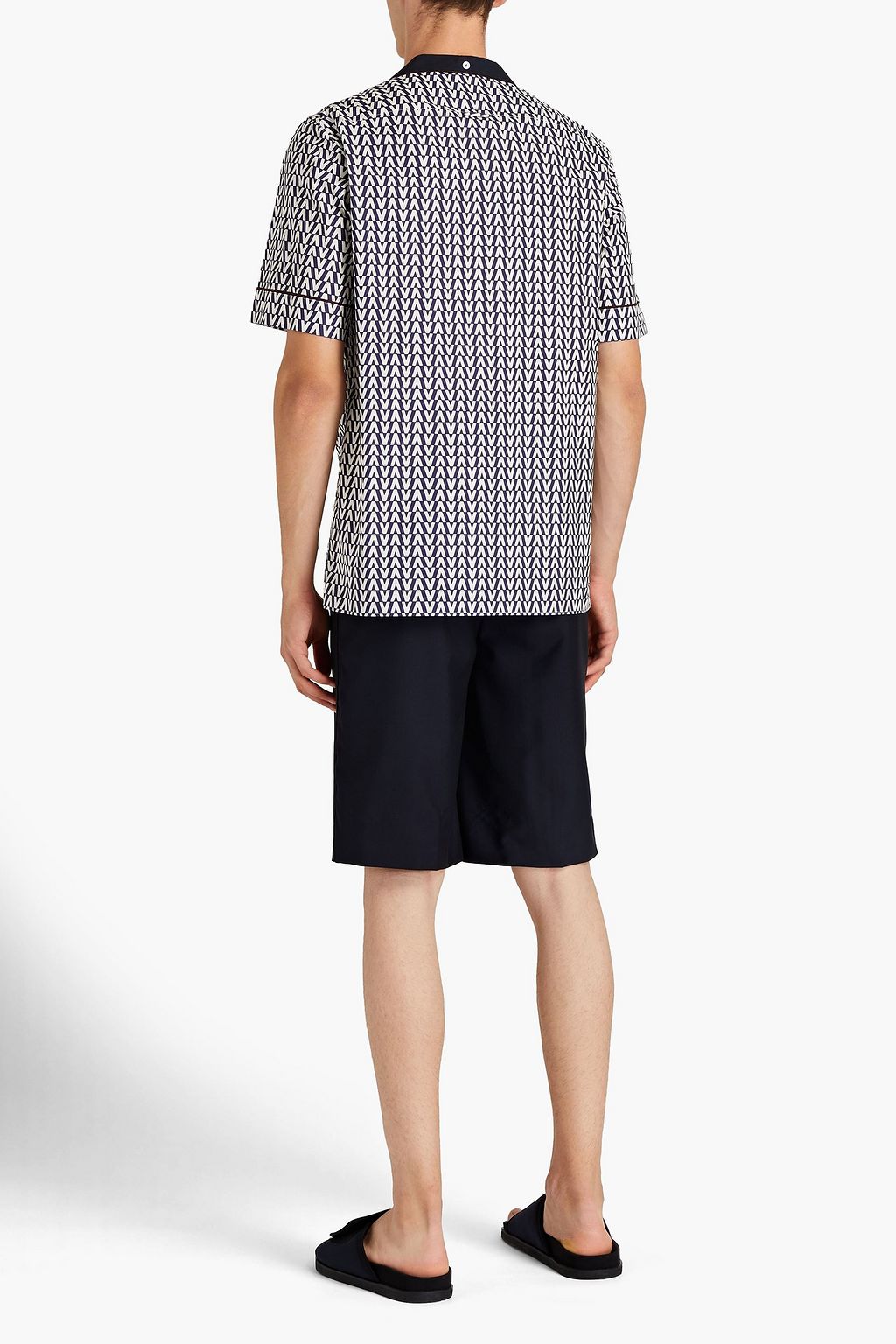 VALENTINO GARAVANI Printed cotton-poplin shirt