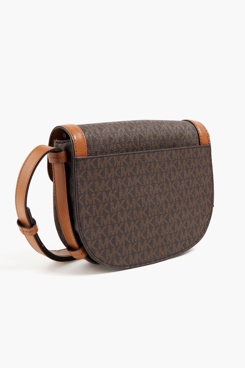 MICHAEL MICHAEL KORS Hally 로고 프린트 인조 가죽 숄더 백