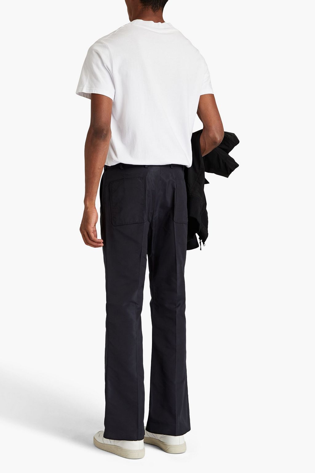 VALENTINO GARAVANI Bootcut silk-faille pants