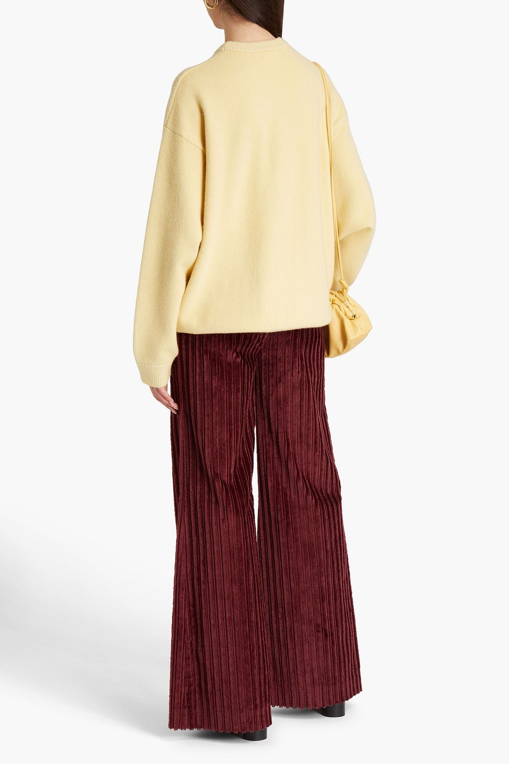 VICTORIA, VICTORIA BECKHAM コットンコーデュロイ フレアパンツ