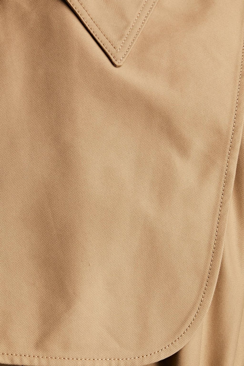 VICTORIA, VICTORIA BECKHAM Belted cotton-blend twill trench coat