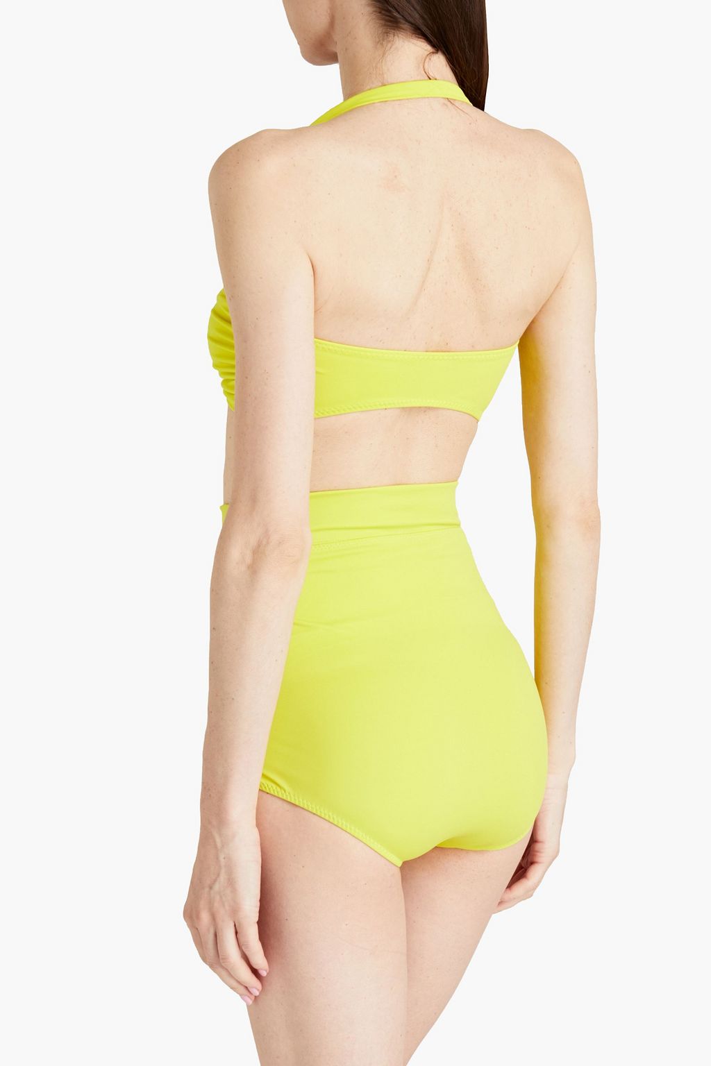 NORMA KAMALI Knotted halterneck bikini top