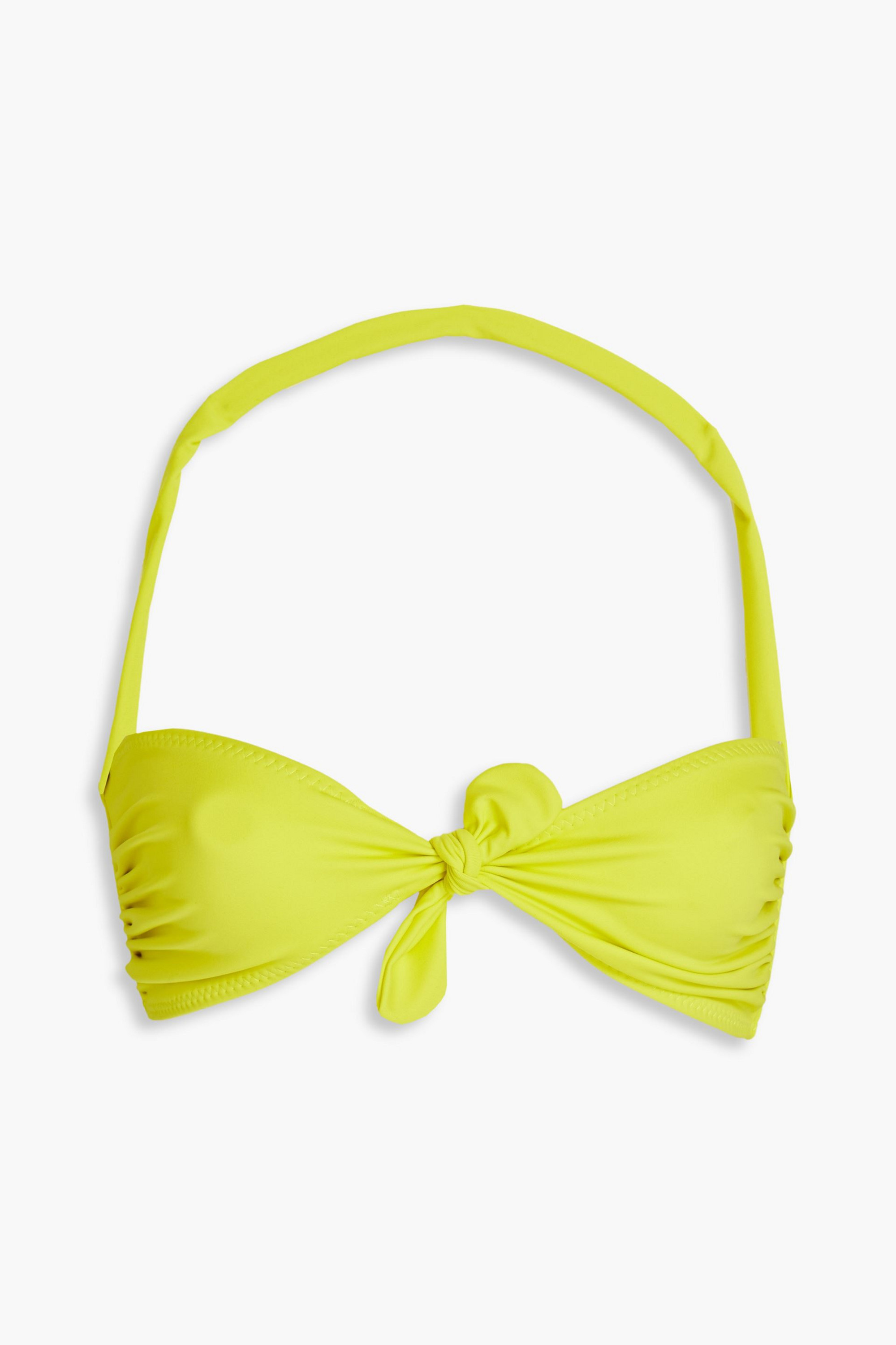 Norma Kamali Knotted halterneck bikini top