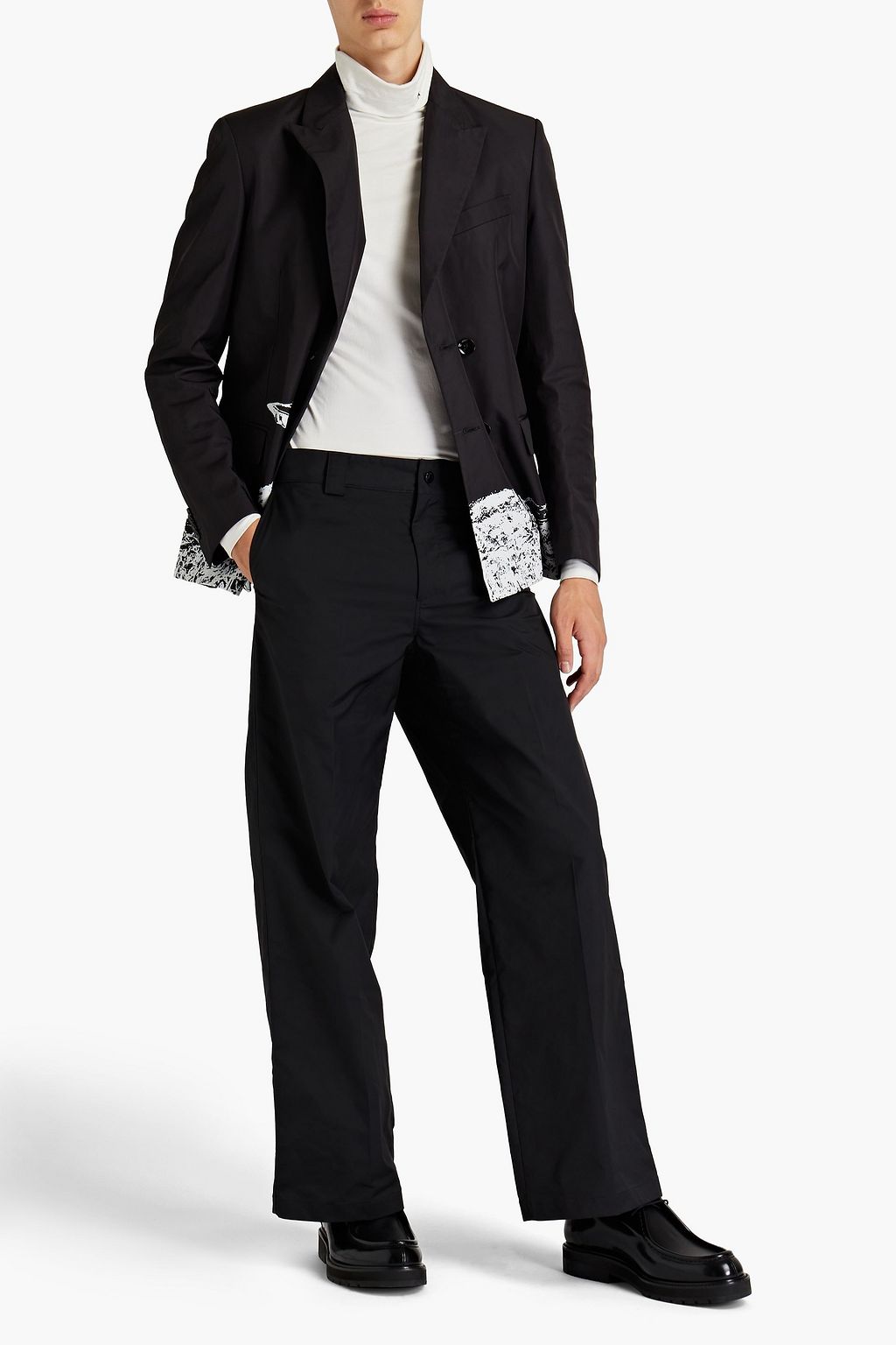 VALENTINO GARAVANI Wide-leg twill pants