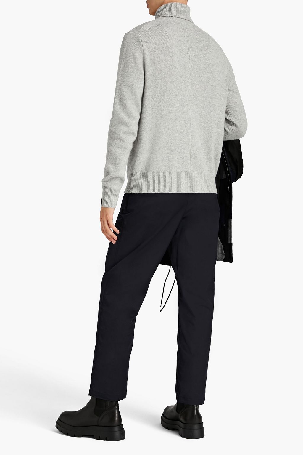 VALENTINO Pleated twill straight-leg pants