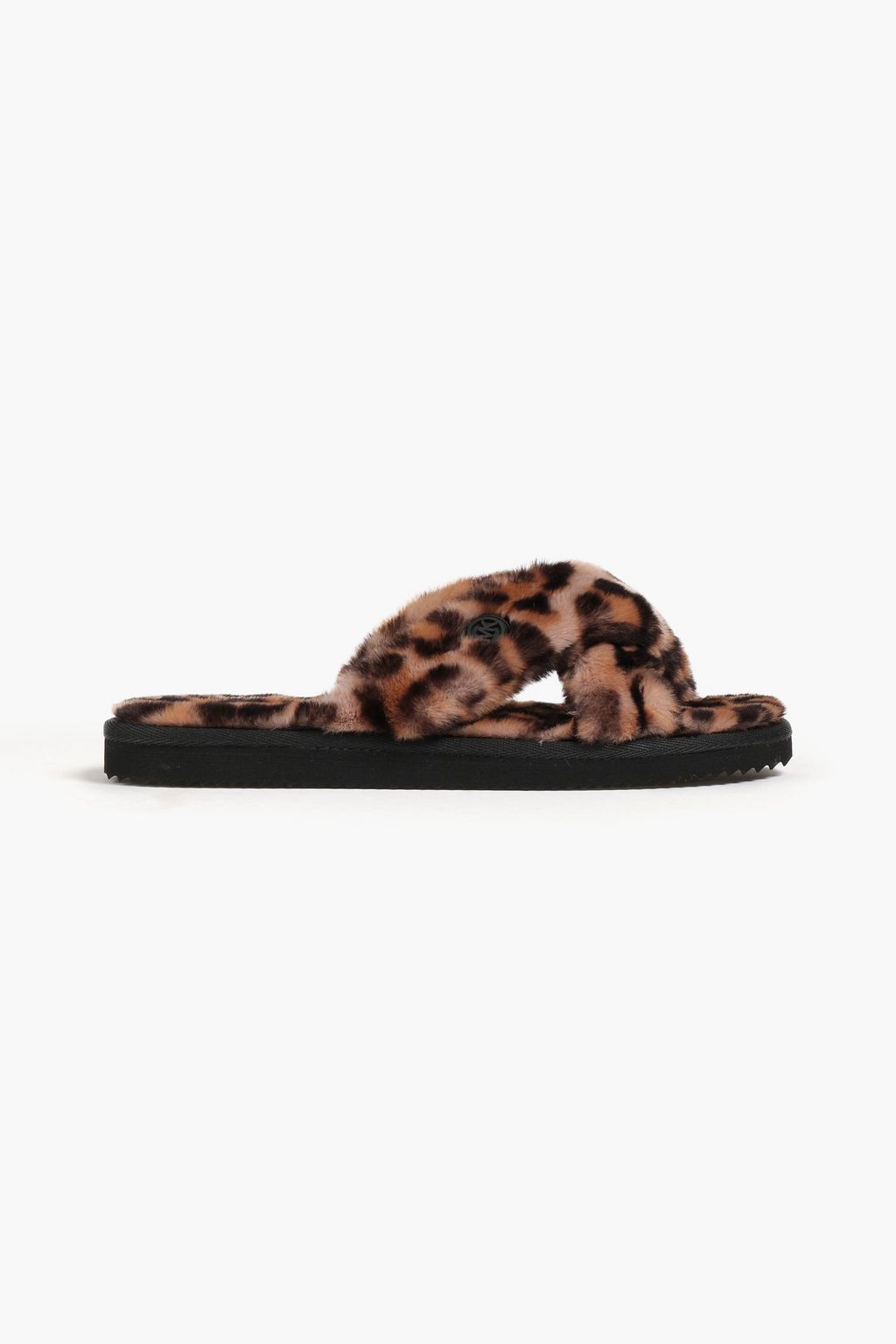 Michael kors leopard slippers shop