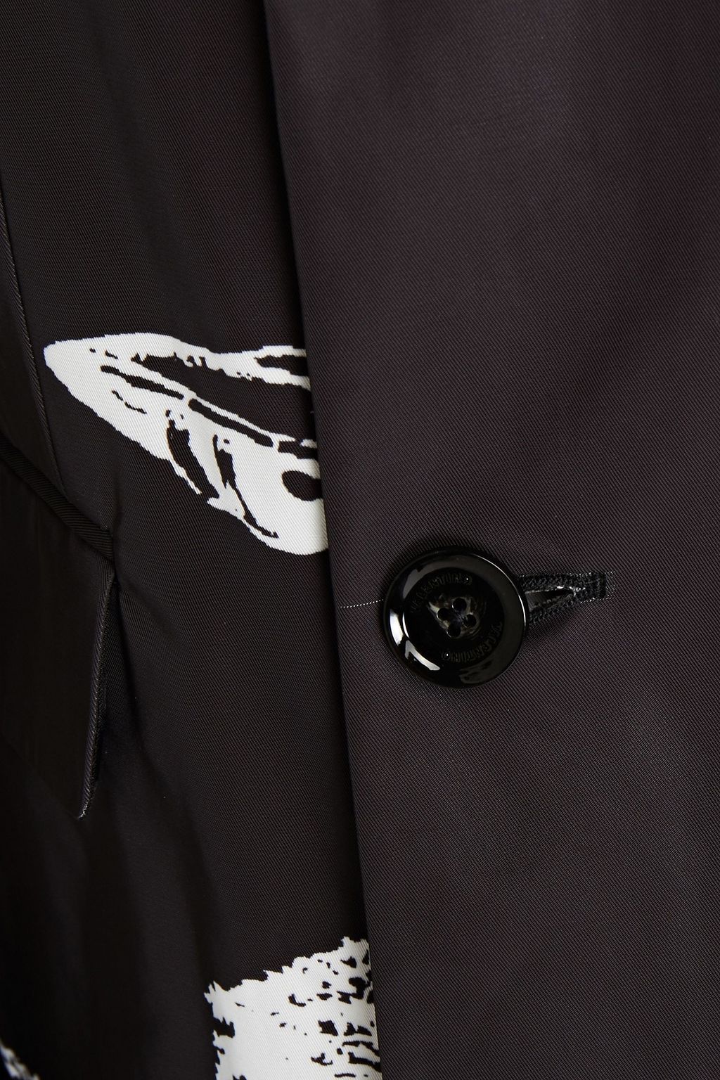 VALENTINO GARAVANI WITH UNDERCOVER Double-breasted printed twill blazer