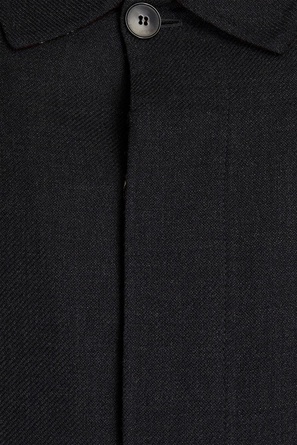 VALENTINO GARAVANI Wool and silk-blend twill coat