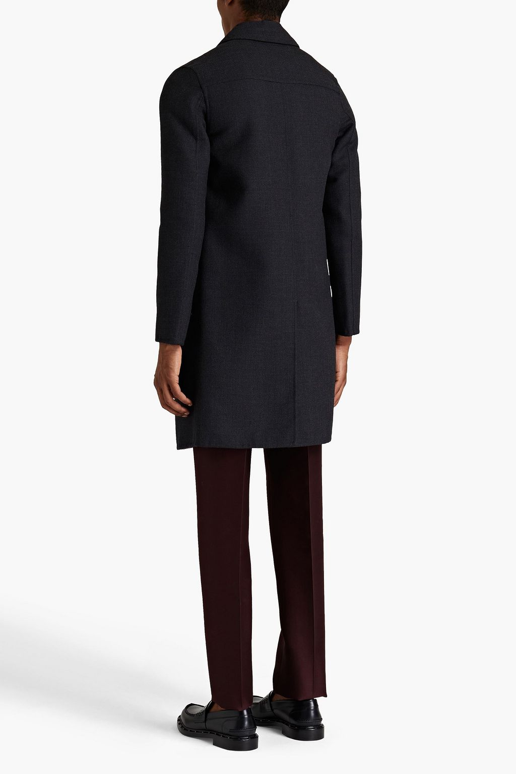 VALENTINO GARAVANI Wool and silk-blend twill coat