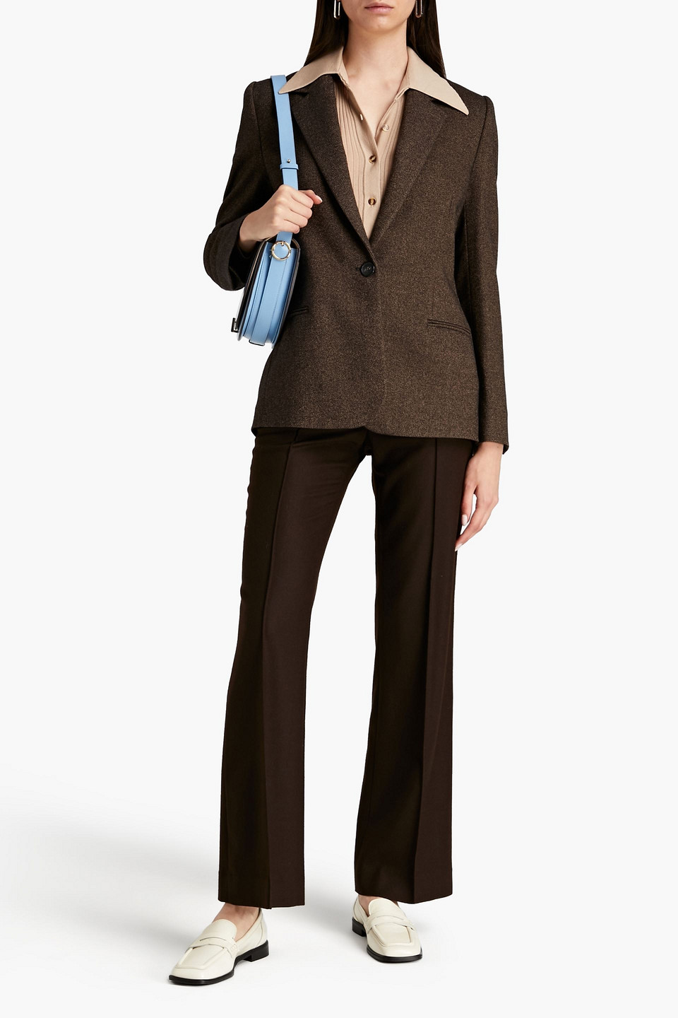 Victoria Beckham Blazers In Chocolate