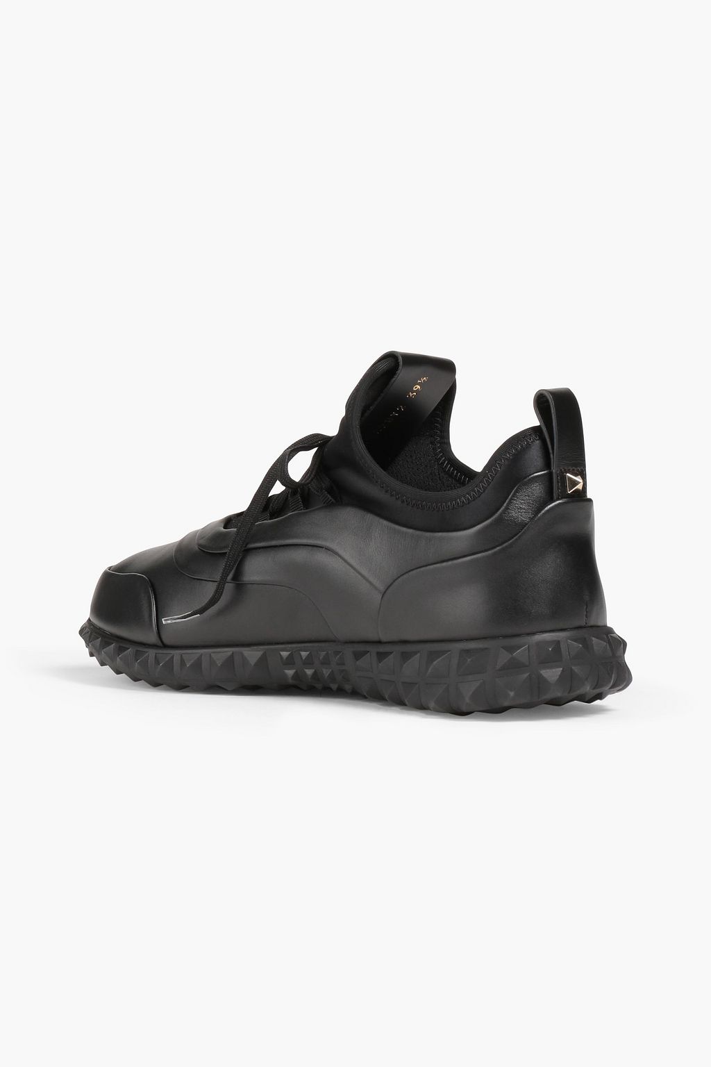 VALENTINO GARAVANI Faux leather and neoprene sneakers