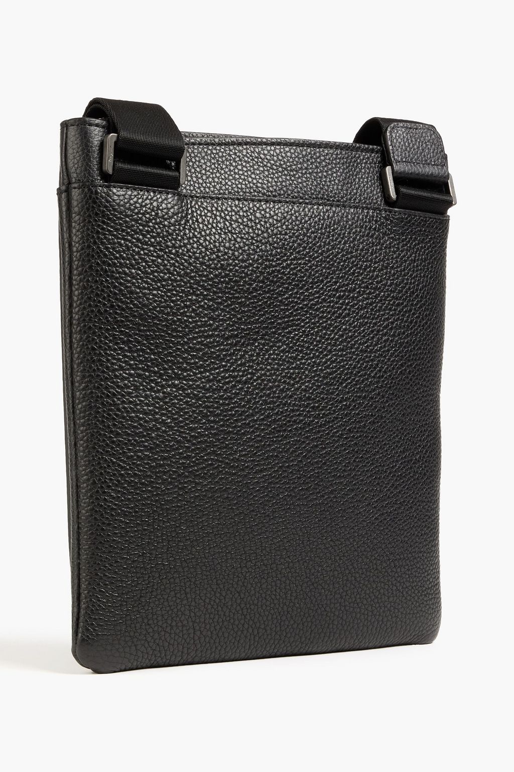 FERRAGAMO Pebbled-leather messenger bag