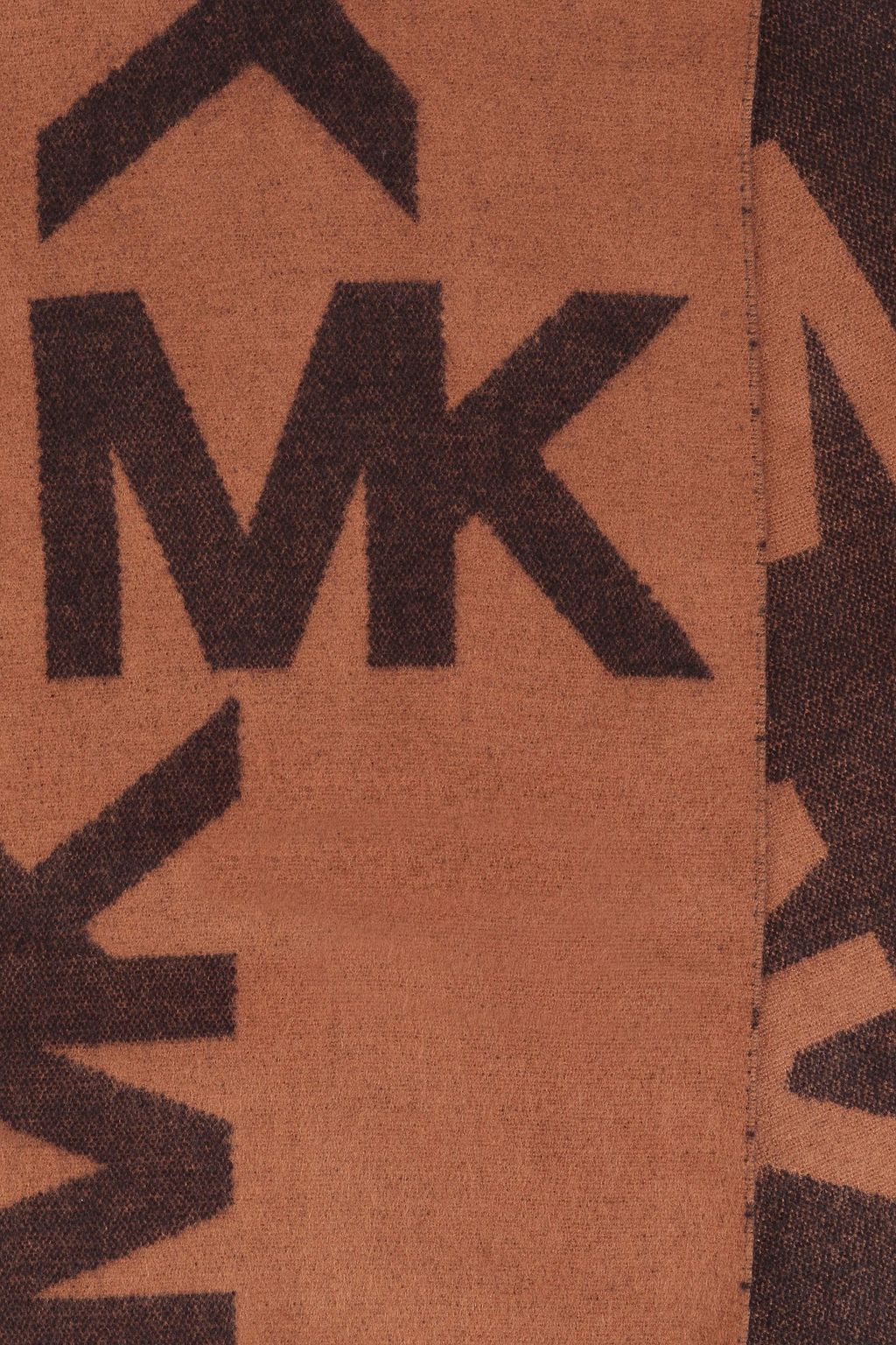 MICHAEL KORS Frayed jacquard-knit scarf